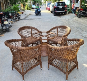 Thanh Lý Bộ Bàn Ghế Giả Mây Mẫu Số 01