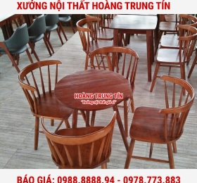Bàn ghế gỗ HTT-57