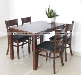 Bàn ghế gỗ cabin danh cho quán cà phê, quán ăn