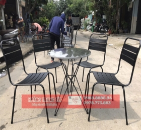 Bàn ghế sắt mỹ nghệ HTT-MN05
