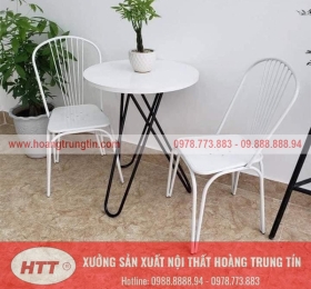 Bàn ghế sắt mỹ nghệ HTT-BGSMN18