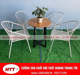 Bàn ghế sắt mỹ nghệ HTT-BGSMN23