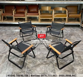 Bàn ghế cafe xếp lưới quán cóc HTT01