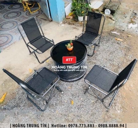 Bàn ghế quán trà sữa, ăn vặt HTT14