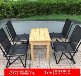 Bàn ghế xếp lưới (3)