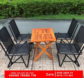 Bàn ghế xếp lưới (4)