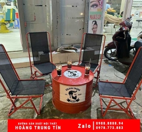 Bàn ghế xếp lưới