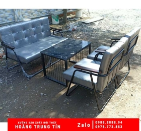 Bộ bàn ghế sofa sắt nệm HTT-16
