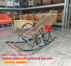 Ghế nằm thư giãn giả mây, nằm cực kỳ thoải mái
