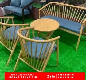 Bộ sofa gỗ sồi