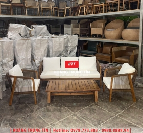 Sofa đan nhựa giả mây HTT42