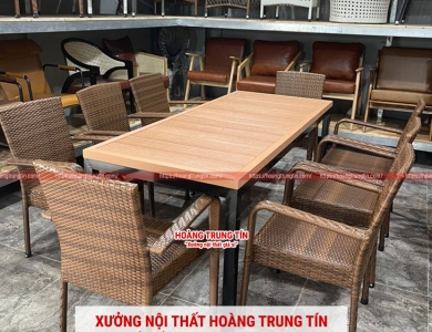 Cung cấp bàn ghế Mây Nhựa tại Hà Nội Giả Rẻ