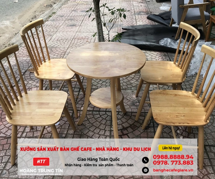Lựa chọn bàn ghế gỗ ngoài trời thanh lý hoàn hảo cho không gian ngoại thất