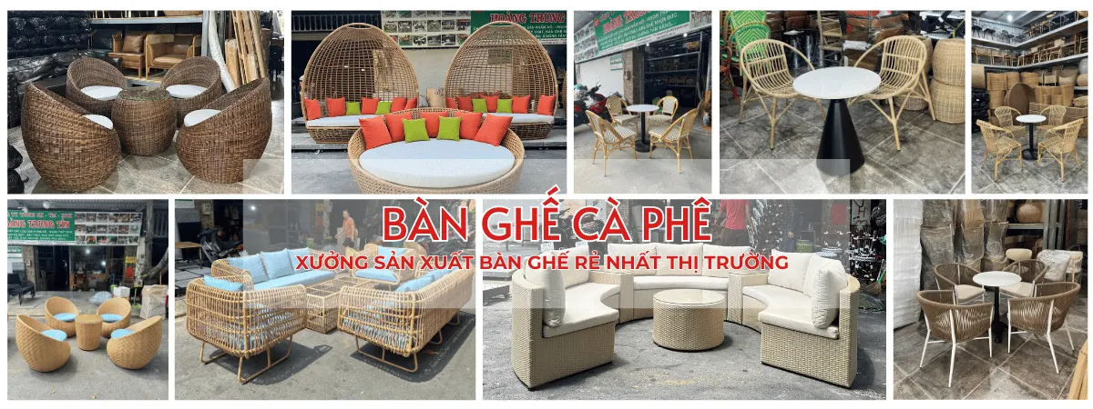 Bàn ghế cà phê