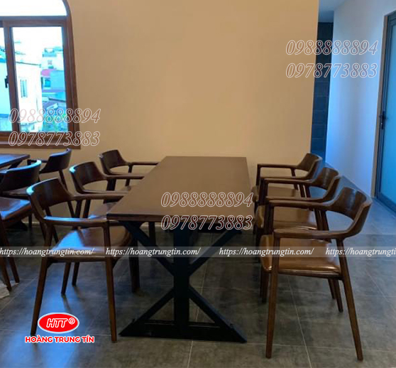 Bộ bàn ghế gỗ me tây cao cấp