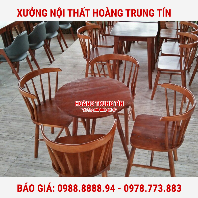 Bàn ghế gỗ HTT-57