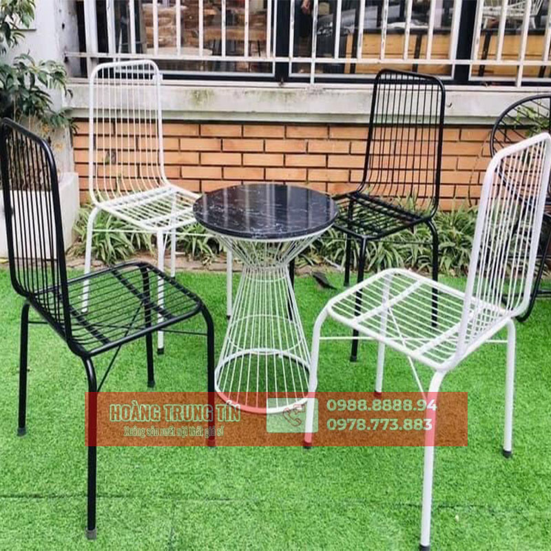 Bàn ghế sắt mỹ nghệ HTT-MN03