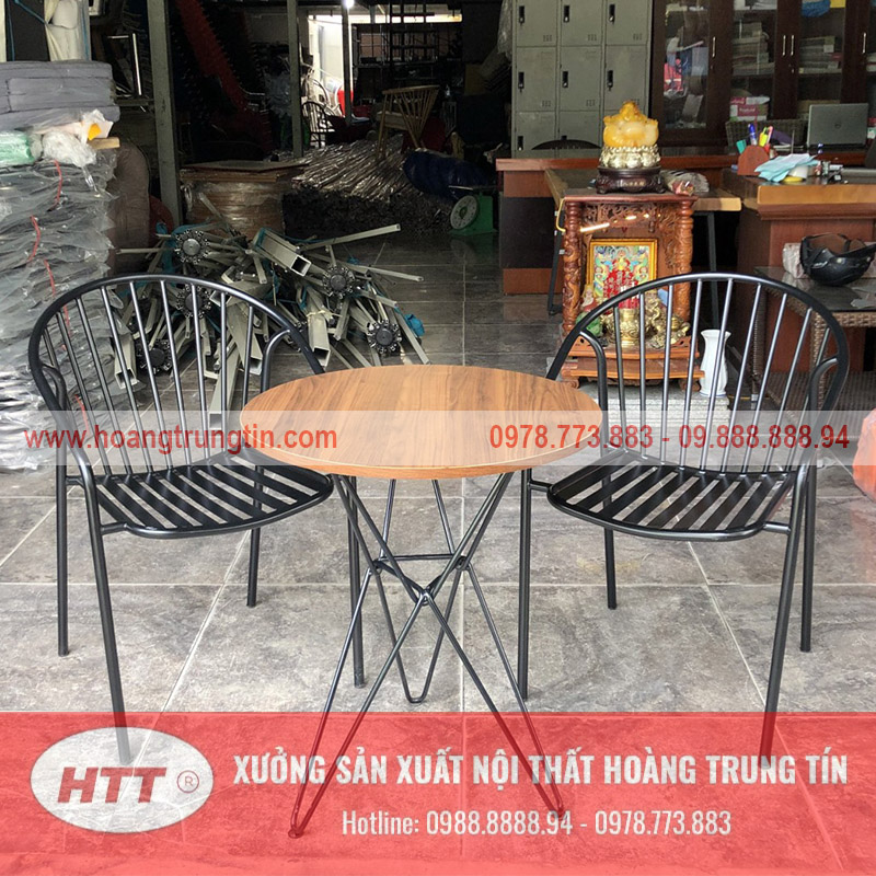 Bàn ghế sắt mỹ nghệ HTT-BGSMN19