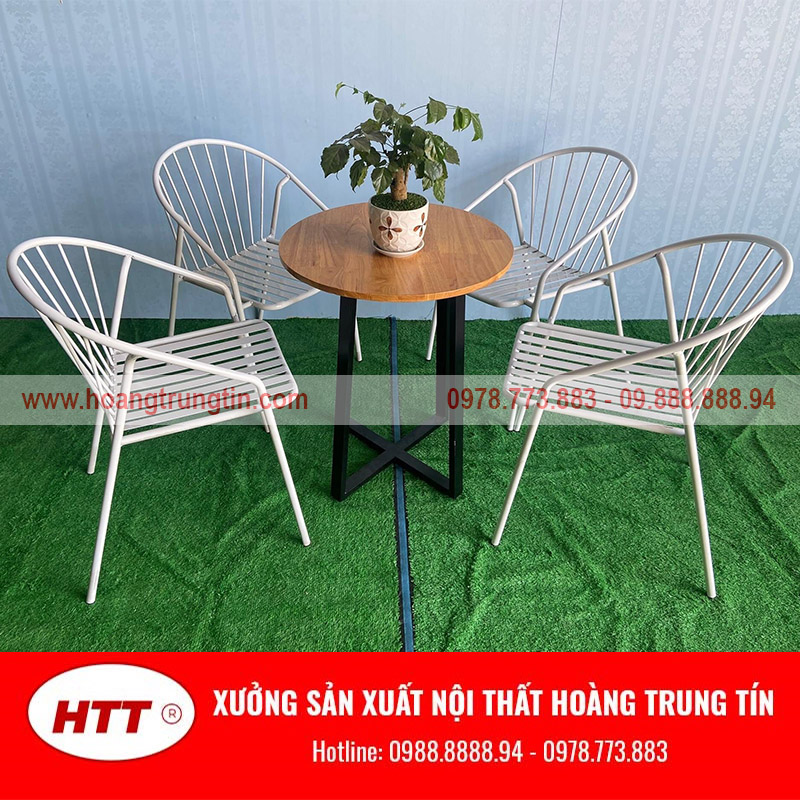 Bàn ghế sắt mỹ nghệ HTT-BGSMN23
