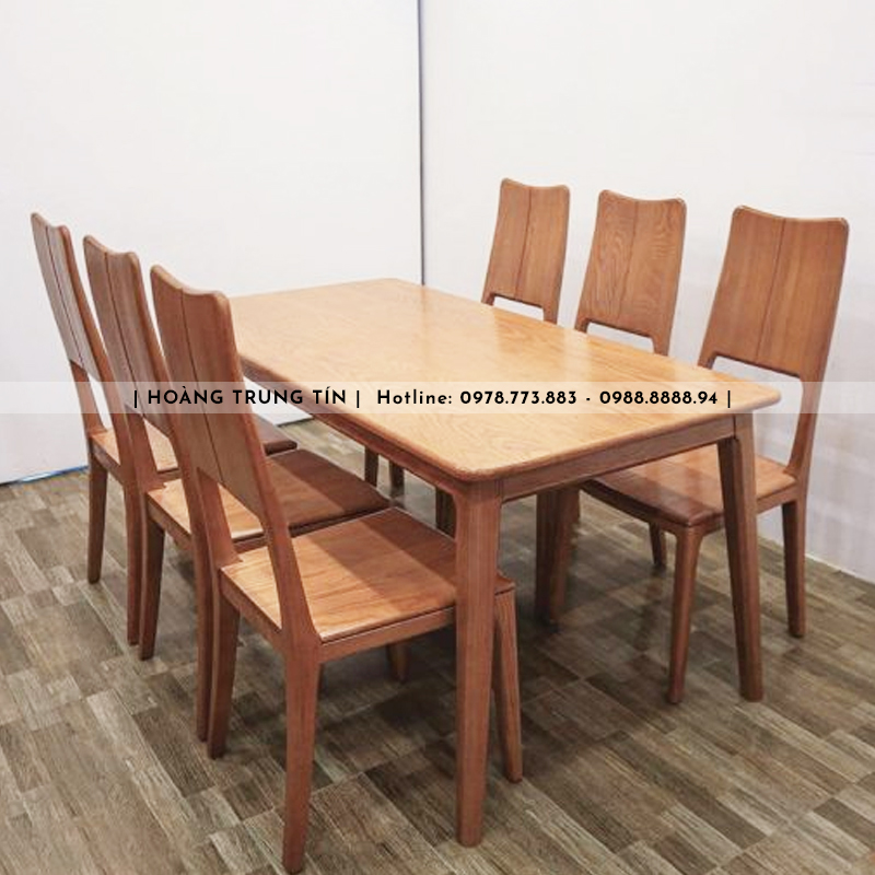 Bộ bàn ăn ghế gỗ xoài bền đẹp