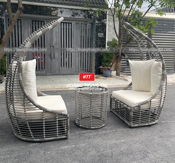 Ghế thư giãn giả mây sang trọng