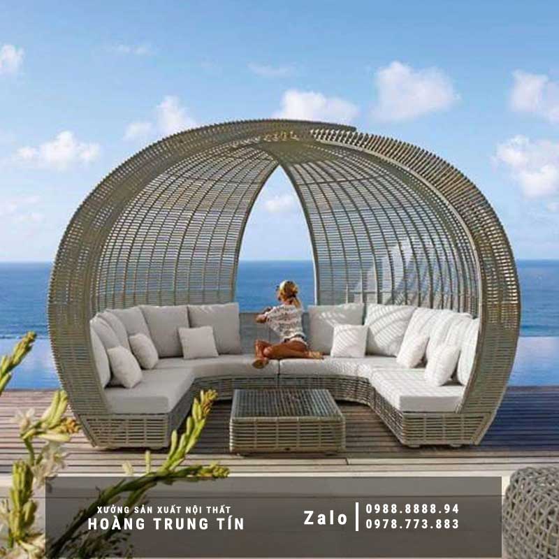 Ghế thư giãn giả mây HTT