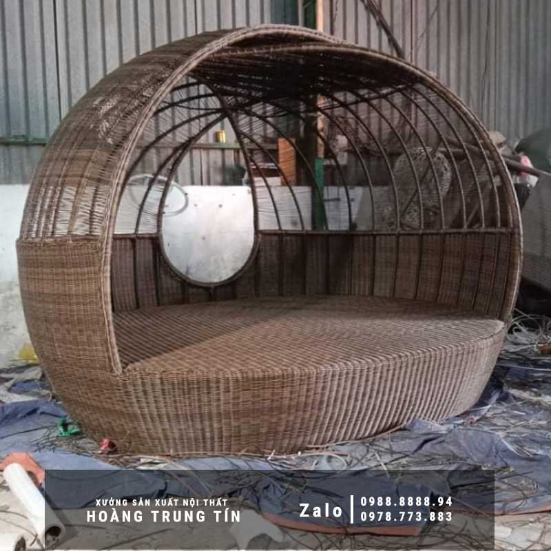 Ghế thư giãn giả mây HTT